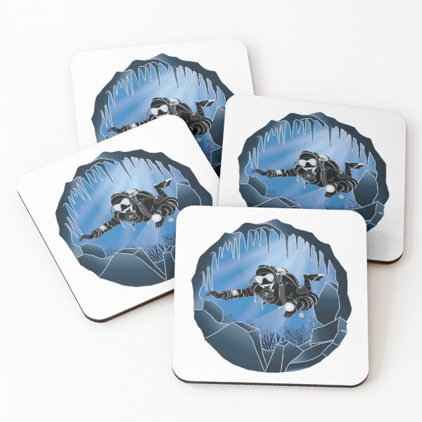 Item preview, Cave Diving Art - Underwater Scuba Diver designed and sold by TheInkElephant.
