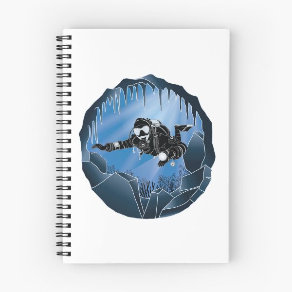 Item preview, Cave Diving Art - Underwater Scuba Diver designed and sold by TheInkElephant.