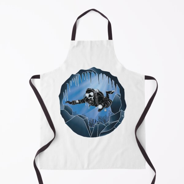 Item preview, Cave Diving Art - Underwater Scuba Diver designed and sold by TheInkElephant.