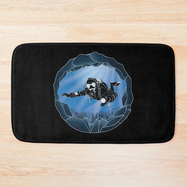 Item preview, Cave Diving Art - Underwater Scuba Diver designed and sold by TheInkElephant.
