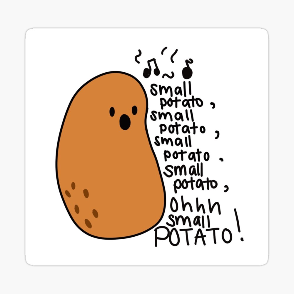 potato Sticker for Sale by dillydonut