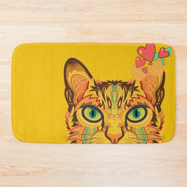 Item preview, Colorful kittycat designed and sold by silvapajic.