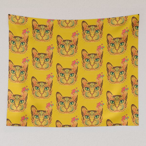 Item preview, Colorful kittycat designed and sold by silvapajic.