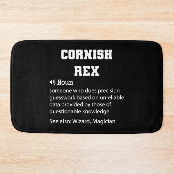 Artikelvorschau, Cornish Rex-Definition, lustiges Cornish Rex-Zitat, cooles Geschenk für Cornish Rex-Liebhaber entworfen und verkauft von ZAstore.