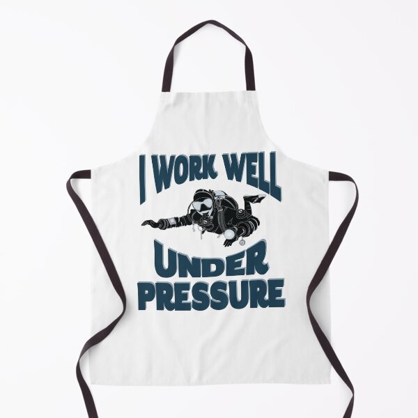 Item preview, I Work Well Under Pressure - Underwater Scuba Diver designed and sold by TheInkElephant.