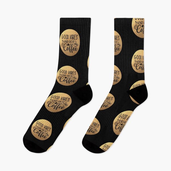 Item preview, Good Vibes and Hot Coffee designed and sold by PeacePrint.