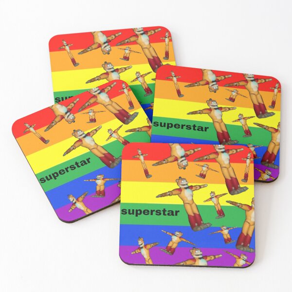 Item preview, Glamrock Freddy Fazbear Pride Flag Meme designed and sold by ghostboixx.
