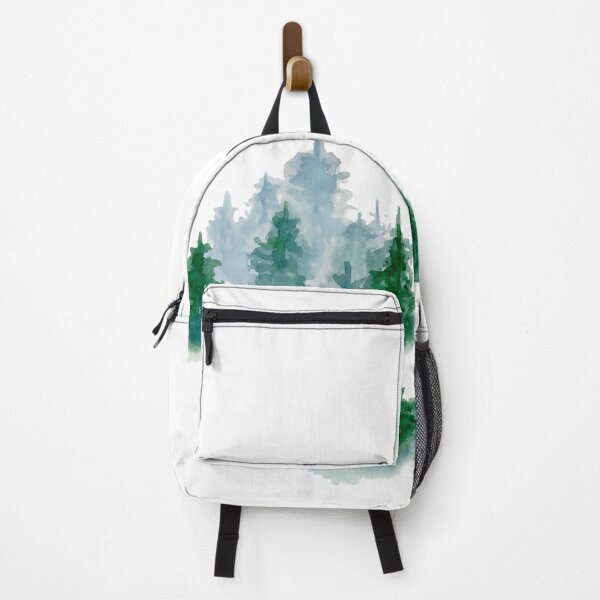 Item preview, Green Pine Forest Watercolor designed and sold by DaisyPaints.