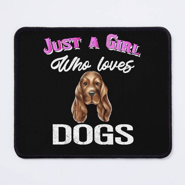 Item preview, Just A Girl Who Loves Dogs funny shirt Pet animal gift designed and sold by Artisan Kimo.