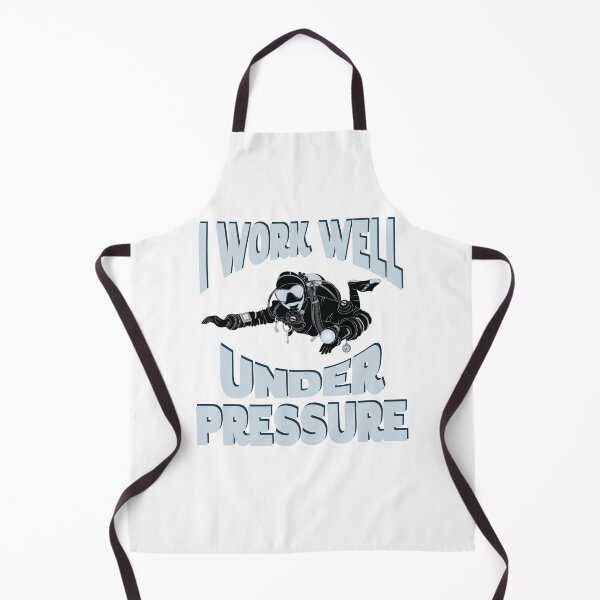 Item preview, I Work Well Under Pressure - Underwater Scuba Diver designed and sold by TheInkElephant.