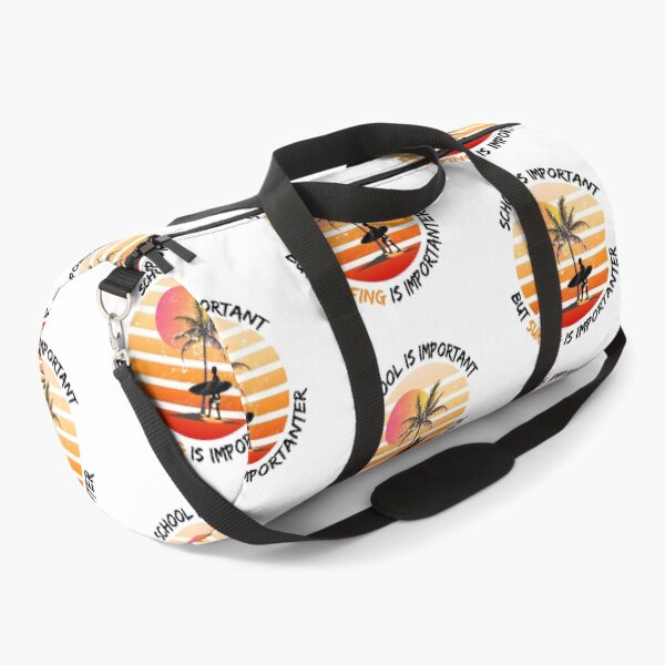 Item preview, School Is Important But Surfing Is Importanter designed and sold by LuckyKermit.