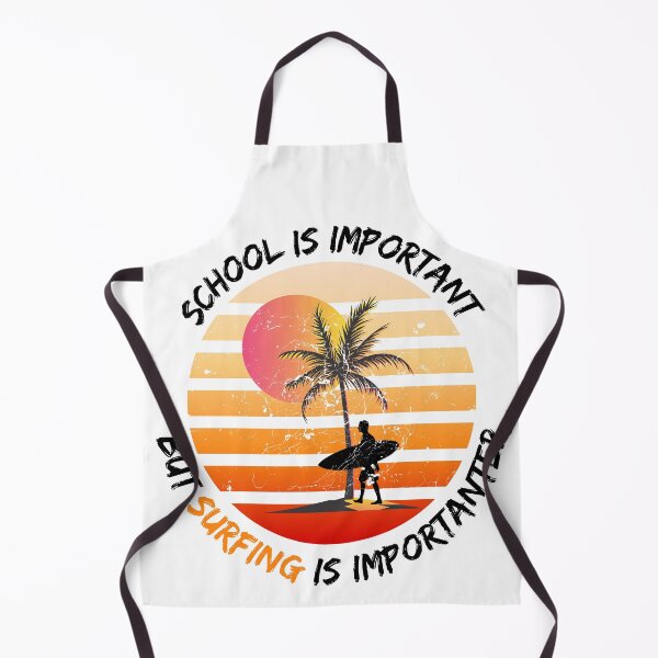 Item preview, School Is Important But Surfing Is Importanter designed and sold by LuckyKermit.