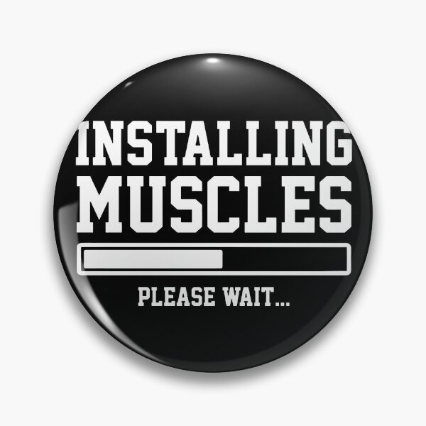 Item preview, Installing Muscles Please Wait designed and sold by Roadbubble.