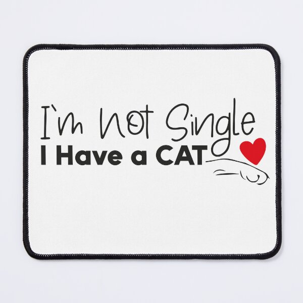 Item preview, I'm Not Single I Have a CAT Shirt Christmas Gift Husband Shirt Dad Shirt Funny Shirts for Men Husband Gift Cat Lover designed and sold by NewAdventure.