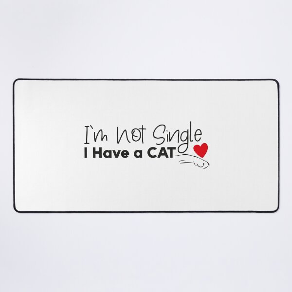 Item preview, I'm Not Single I Have a CAT Shirt Christmas Gift Husband Shirt Dad Shirt Funny Shirts for Men Husband Gift Cat Lover designed and sold by NewAdventure.
