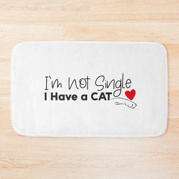 Item preview, I'm Not Single I Have a CAT Shirt Christmas Gift Husband Shirt Dad Shirt Funny Shirts for Men Husband Gift Cat Lover designed and sold by NewAdventure.