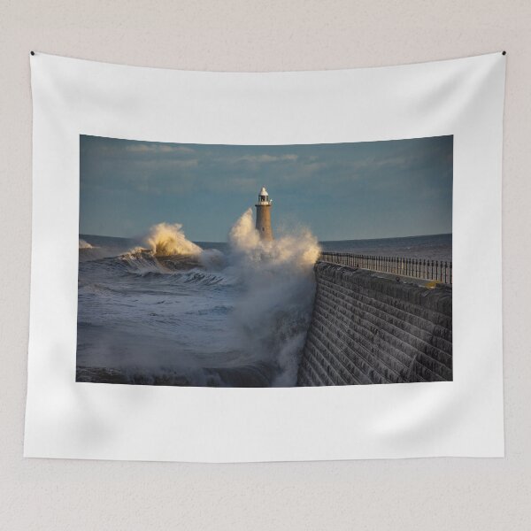 Item preview, Storm Corrie battering Tynemouth North pier designed and sold by tynesidephotos.
