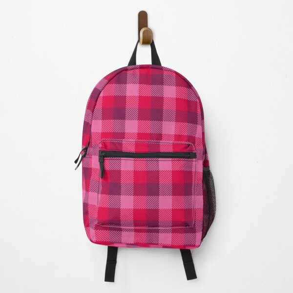 Item preview, Retro Valentine pink tartan plaid pattern designed and sold by Dana Du.