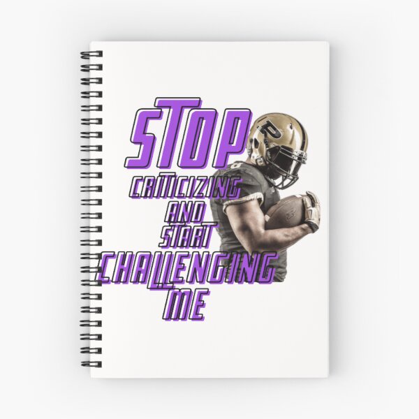 Item preview, stop criticizing and start challenging me, american football challenge, american fooball fan, rugby sport designed and sold by Nicedeco.