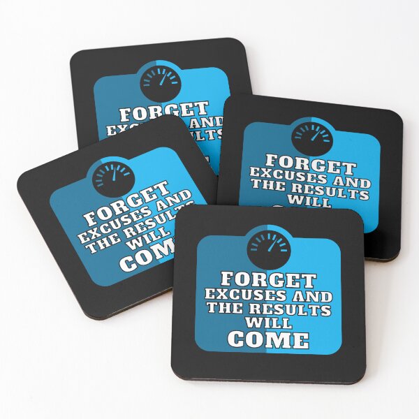 Item preview, Forget excuses and the results will come, blue designed and sold by Phoenix-27.