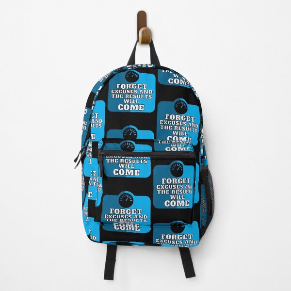Item preview, Forget excuses and the results will come, blue designed and sold by Phoenix-27.
