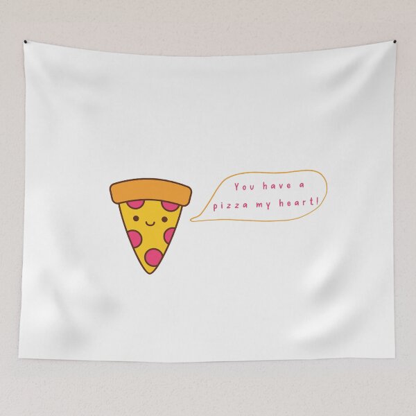 Item preview, "you have a pizza my heart!" - Cute pizza pun - Valentine's Day Puns and Gifts designed and sold by designsbyreaia.