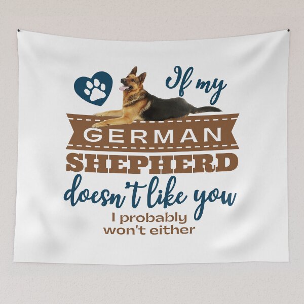 Item preview, If My German Shepherd Doesn't Like You designed and sold by momofdoggos.