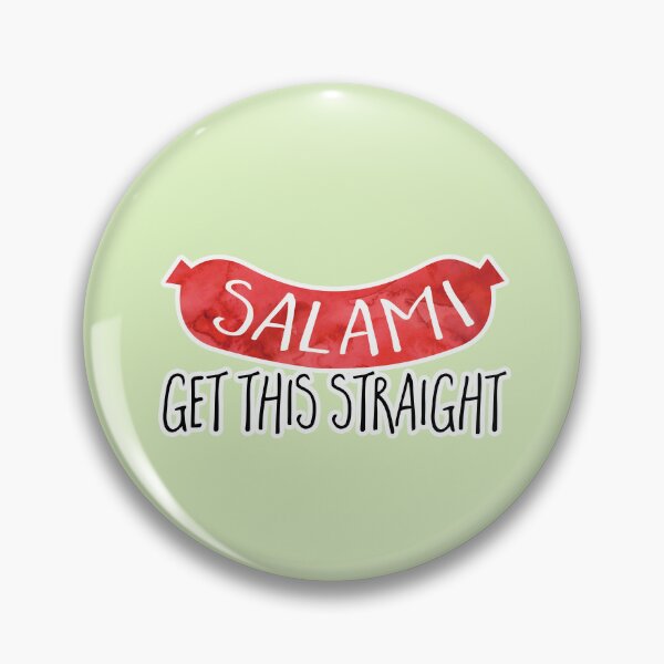 Item preview, SALAMI get this straight - pun designed and sold by hitechmom.