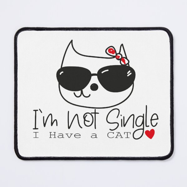 Item preview,  I'm Not Single I Have a CAT Shirt Christmas Gift Husband Shirt Dad Shirt Funny Shirts for Men Husband Gift Cat Lover designed and sold by NewAdventure.