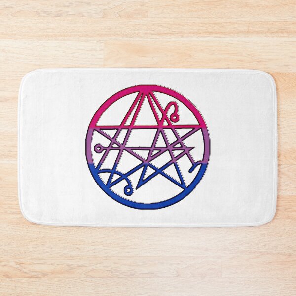 Item preview, Necronomicon Bisexual pride designed and sold by MrsKittythulhu.
