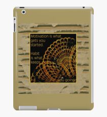 Doily Corner With Quote iPad Case/Skin