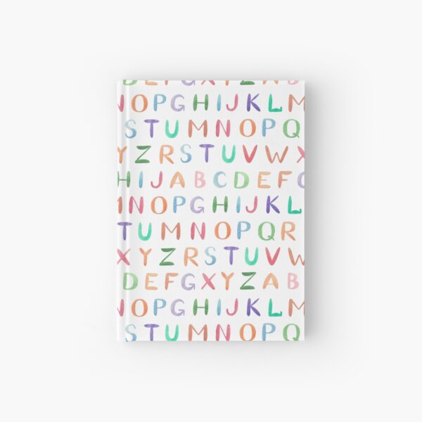 Item preview, English multicolored alphabet in watercolor designed and sold by TattiDan.