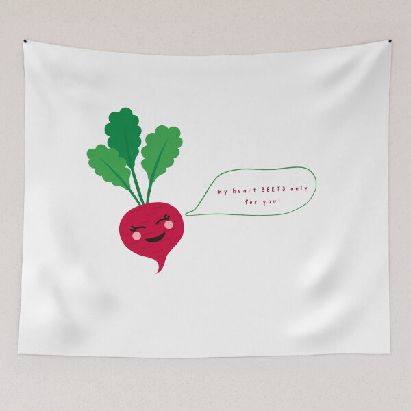 Item preview, my heart BEETS only for you - Cute pun - Valentine's Day Puns and Gifts designed and sold by designsbyreaia.