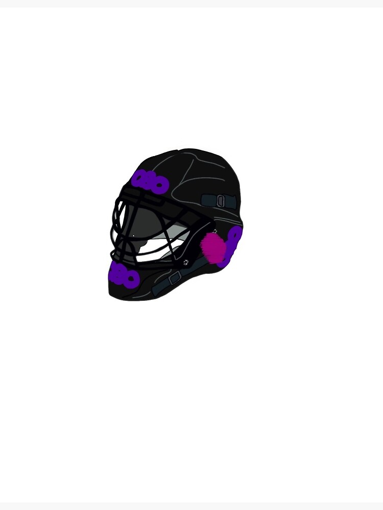 "Field hockey goalkeeper helmet" Poster for Sale by itstaylorrrr
