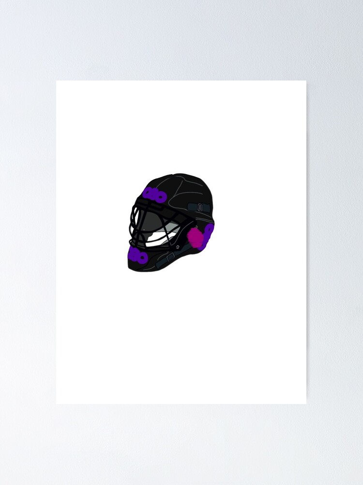 "Field hockey goalkeeper helmet" Poster for Sale by itstaylorrrr
