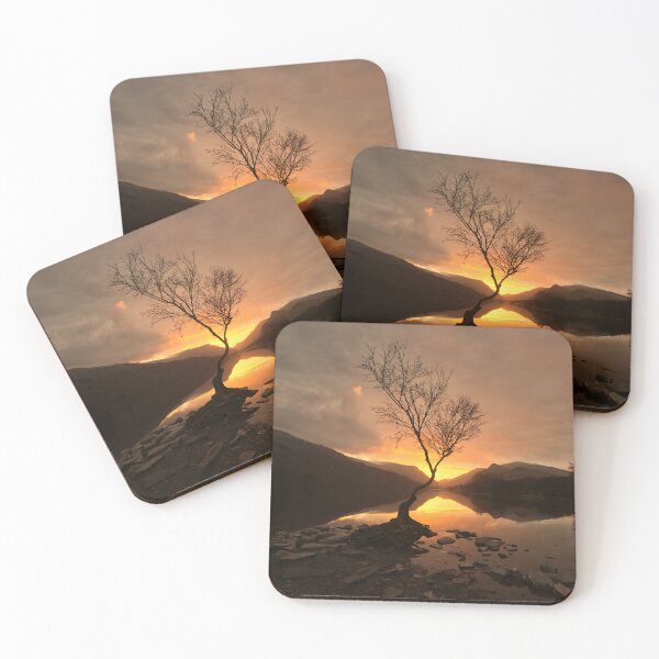 Item preview, Midwinter sunrise Lonely Tree designed and sold by Derren Jones.