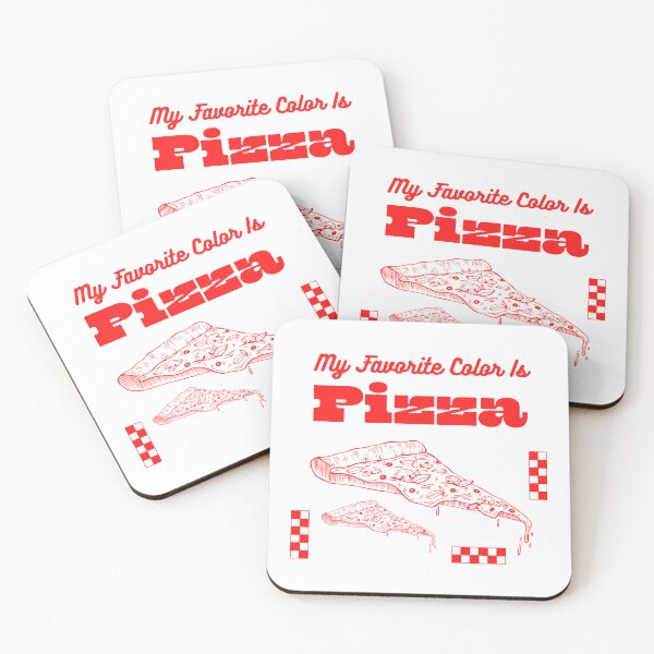 Item preview, My Favorite Color Is Pizza - Italian Kitchen Lovers' Red  designed and sold by JoyTop.