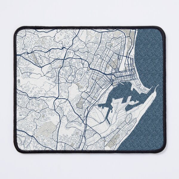 Item preview, Durban City Map of KwaZulu-Natal, South Africa - Coastal designed and sold by deMAP.