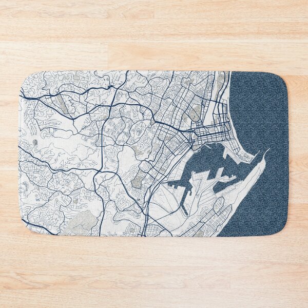 Item preview, Durban City Map of KwaZulu-Natal, South Africa - Coastal designed and sold by deMAP.