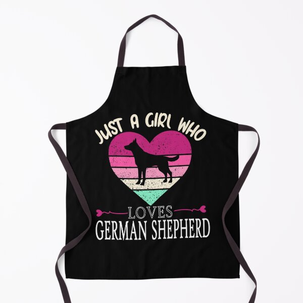 Artikelvorschau,  Nur ein Mädchen, das Schäferhund liebt, Schäferhund-Herz liebt Geschenke entworfen und verkauft von Artisan   Kimo.