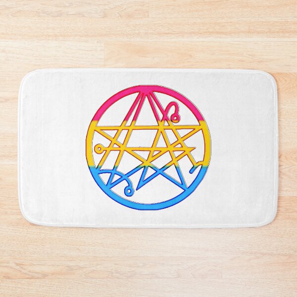 Item preview, Necronomicon Pansexual pride designed and sold by MrsKittythulhu.