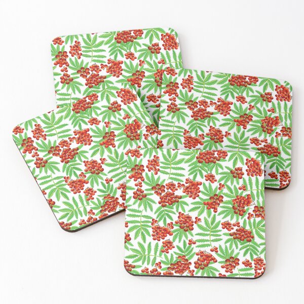 Item preview, Rowan Berry Pattern in Gouache designed and sold by paintedpansy.