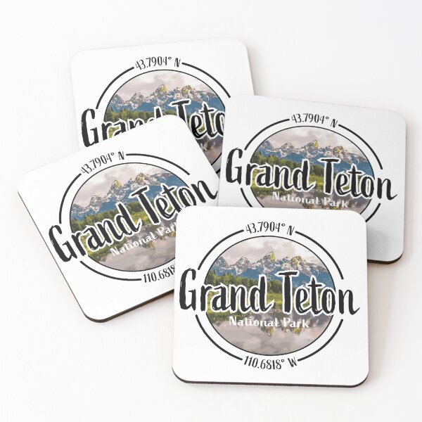 Item preview, Grand Teton Design with Latitude and Longitude designed and sold by Redneck Designs.