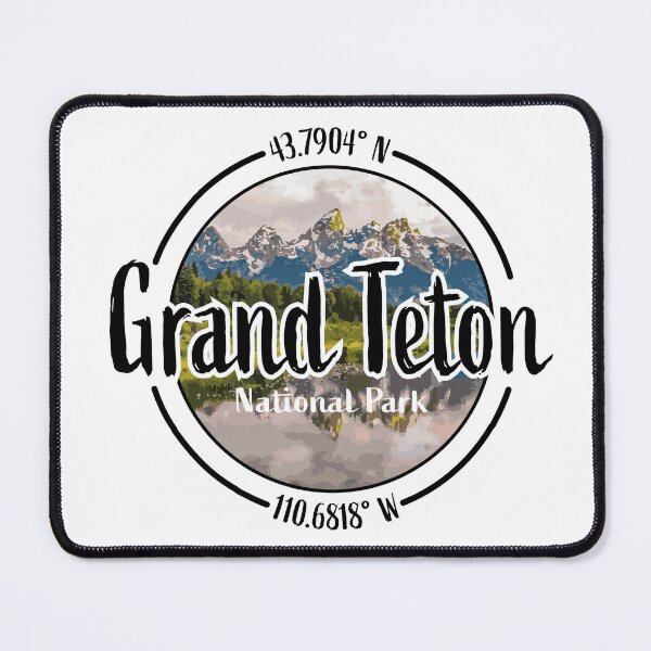 Item preview, Grand Teton Design with Latitude and Longitude designed and sold by Redneck Designs.