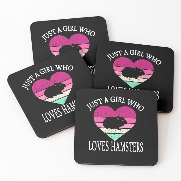 Item preview, Just a girl who loves hamsters Retro  designed and sold by Artisan   Kimo.