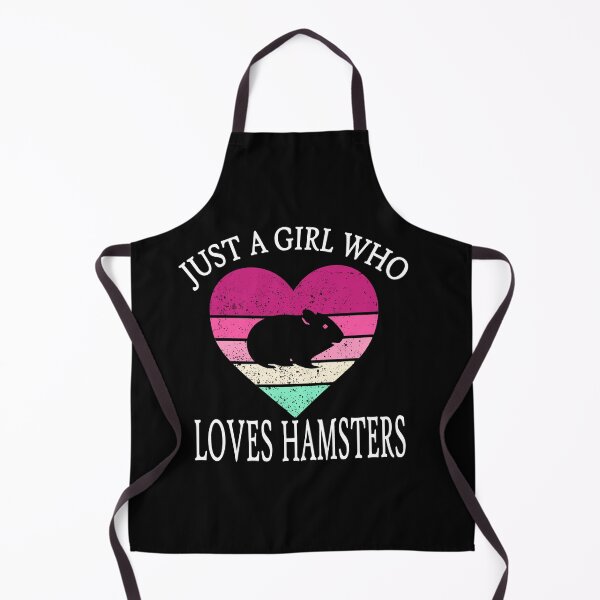 Item preview, Just a girl who loves hamsters Retro designed and sold by Artisan Kimo.