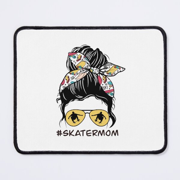 Item preview, Skater Mom Messy Bun designed and sold by ItsaMomThingLLC.