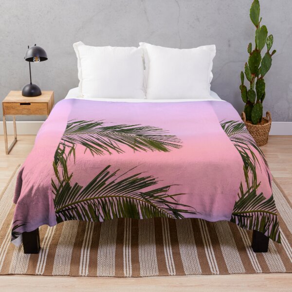 Item preview, Pink Sunset Palm Tree Leaf designed and sold by newburyboutique.