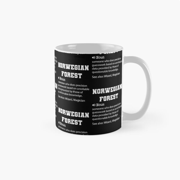 Item preview, Norwegian Forest Definition, Funny Norwegian Forest Quote, Cool gift for Norwegian Forest lover designed and sold by ZAstore.