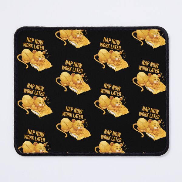 Item preview, Nap Now Work Later Funny Cute Lion Sleeping Gift Cool Nap Lovers Quote  designed and sold by pedrored369.